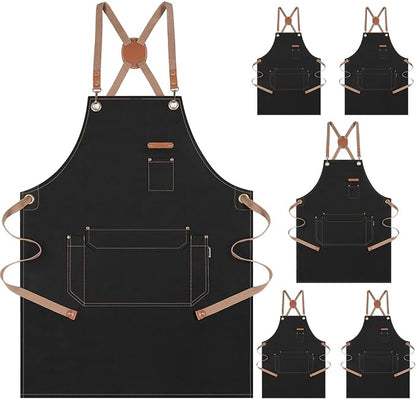 Genixart Chef Apron for Men Women by Genixart