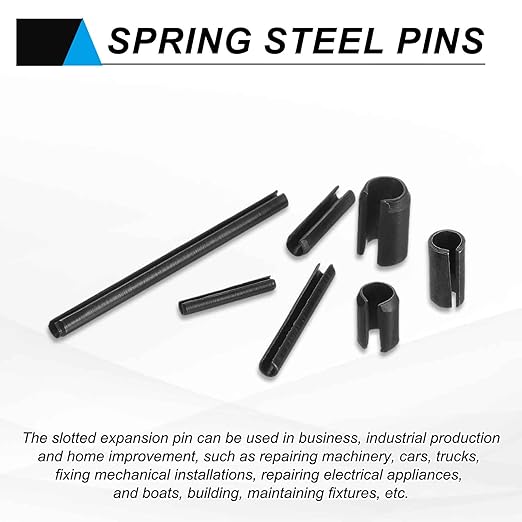 MECCANIXITY 120Pcs Slotted Split Roll Pins 1/10 Inch Dia. 6/25 Inch Length - Image 5