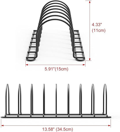 JAQ Pan Organizer Rack for Cabinet, Pot Lid Holder & Baking Sheet Organizer - Image 3