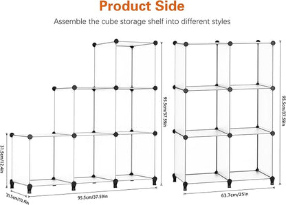 HOMIDEC 6-Cube Storage Organizer, Closet Organizer Storage Shelf Bookcase - Image 3