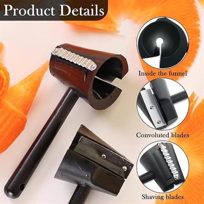 Vegetable Curler, Carrot Curler and Peeler, Spiral Shred Carving Slicer - Image 6