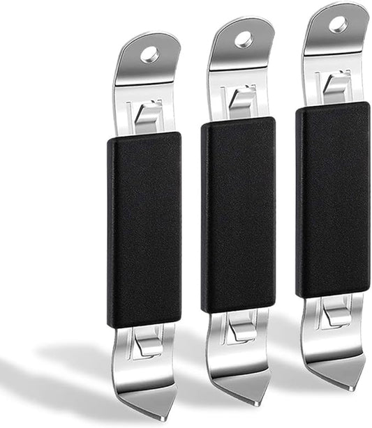 KTOJOY 3 Pack Magnetic Bottle Openers Stainless Steel Flat Bottle Opener by KTOJOY