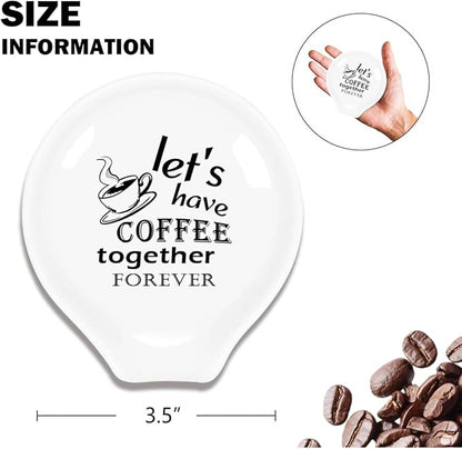 Funny Coffee Spoon Holder-Coffee Spoon Rest-Cafe Bar Station Accessories-Let's - Image 2