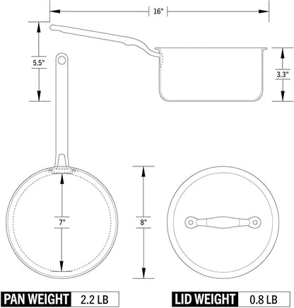 Heritage Steel x Eater 3 Qt Saucepan - Image 3