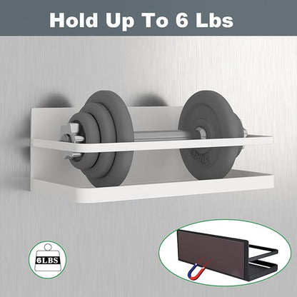 Magnetic Spice Rack Single Tier Refrigerator spice organizer Shelf - Image 3
