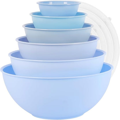 BoxedHome BPA Free Plastic Round Mixing Bowl by BoxedHomeProducts