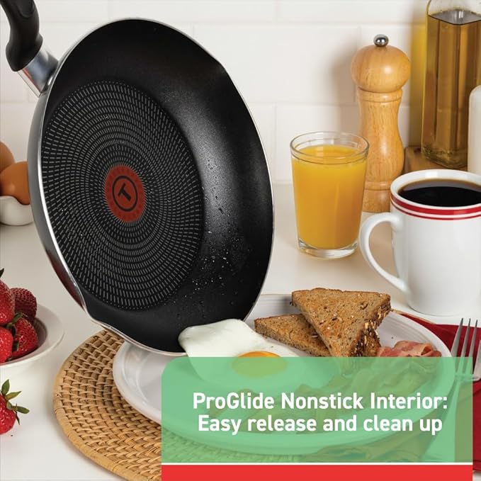 T-fal Initiatives Nonstick Stockpot 8 Quart Oven Safe 350F Cookware, Pots and - Image 2