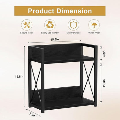 Giikin Kitchen Countertop Organizer, 2 Tier Coffee Bar Organizer, Kitchen - Image 3