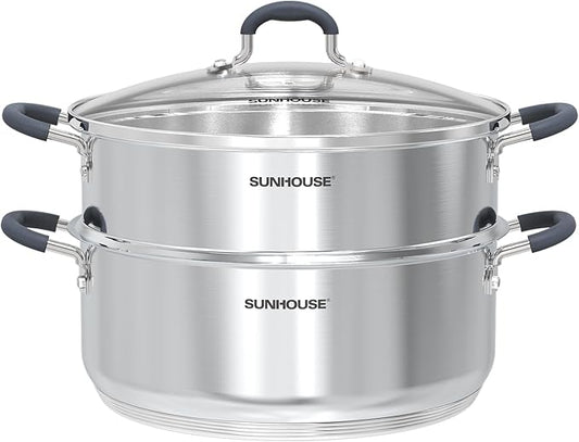 SUNHOUSE - 5.5 Quart Steamer Pots by SUNHOUSE