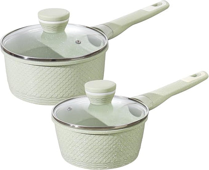 Sauce pan set 4 Pcs 1.5Qt & 2.0Qt SaucePan Set by Xuanying