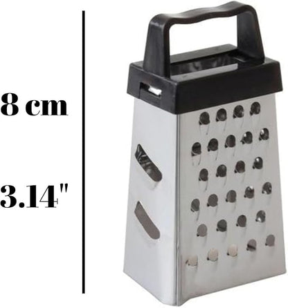 Mini Garlic Grater, Stainless Steel Cheese Ginger Vegetable Spices Small Grater - Image 2