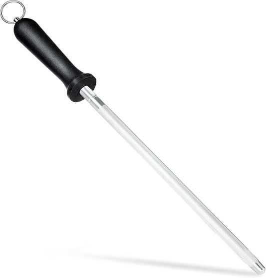 Knife Sharpener Rod, Kitchen Knives Sharpener Carbon Steel Professional Knife by FANERFUN