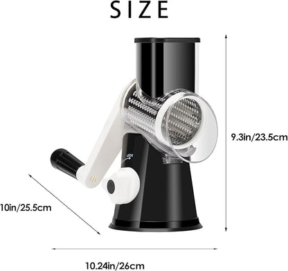 Cheese Grater Hand Crank, Rotary Vegetable Shredder - Image 8