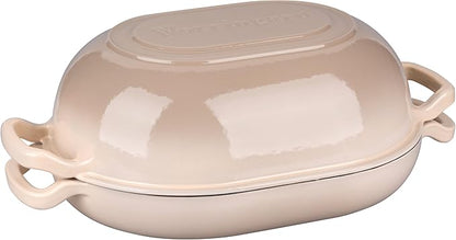 VORRINGARD Enameled Cast Iron Sourdough Bread Oven, Dutch Oven, Loaf Cast Iron - Image 9