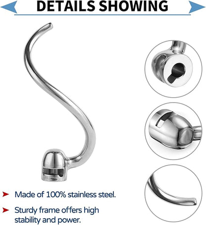Stainless Steel Spiral Dough Hook Compatible - Image 2
