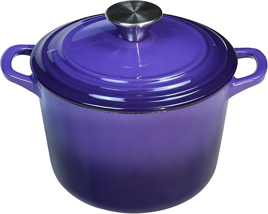 Flavehc Dutch Oven Pot with Lid 1.8 qt Cast Iron Dutch Oven by FLAVEHC