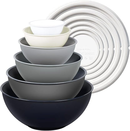 Greentainer Plastic Mixing Bowls by Greentainer