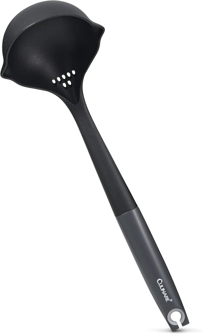 Culinare Soup Ladle with Dual Pouring Spouts & Herb Stripper – Heat-Resistant - Image 13