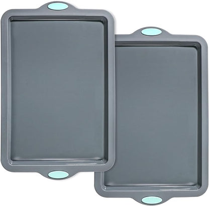 Webake Silicone Sheet Cake Pan, 14 Inch Silicone Sheet Pans 2 Pack Cookie Sheet by Webake