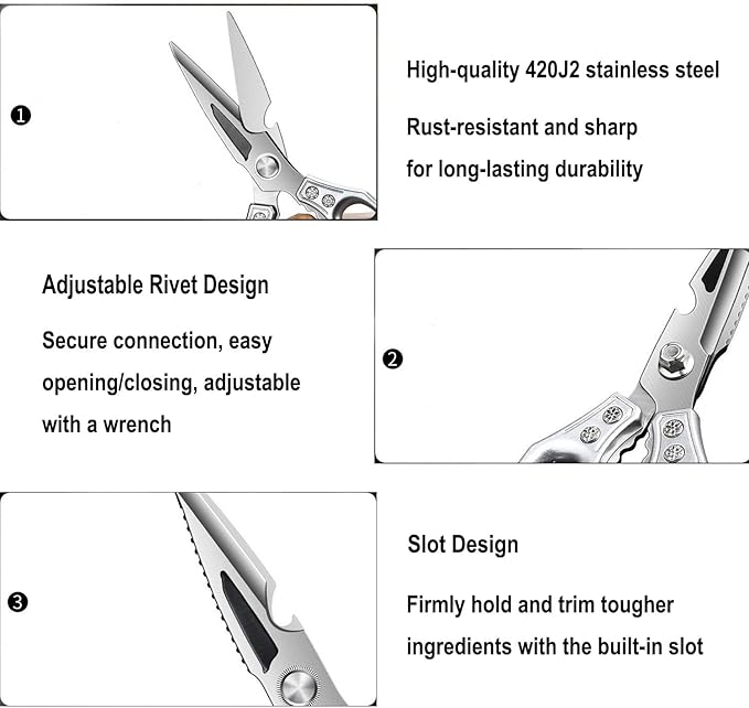 Heavy Duty Kitchen Scissors - Image 7