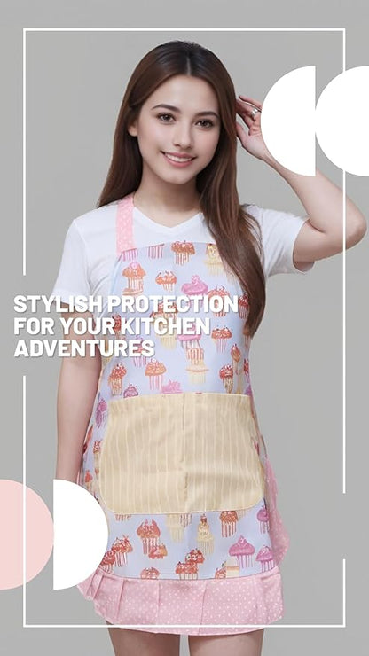 Lovely Flower Pattern Retro Aprons - Image 7