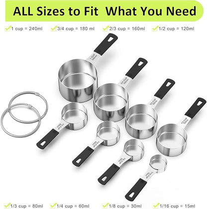 Measuring Cups & Spoons Set of 18 - Image 3