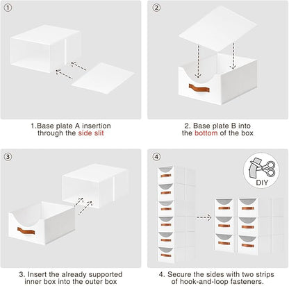 Homsorout Stackable Storage Drawers - Image 7