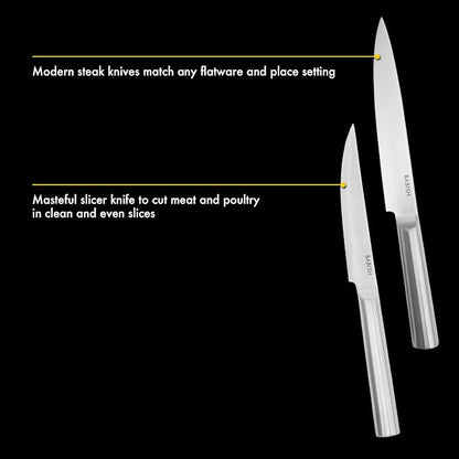 Babish High-Carbon 1.4116 German Steel 15 Piece Full Tang Forged Cutlery - Image 6