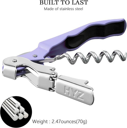 HYZ 2-Pack Wine Opener Waiter Corkscrew, Professional Wine Key - Image 5