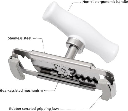Kichwit Jar Opener for Weak Hands, Jar Bottle Opener for Seniors - Image 3