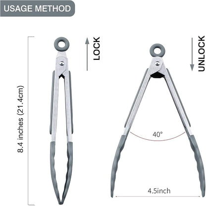MSY BIGSUNNY Kitchen Food Tongs - Image 2