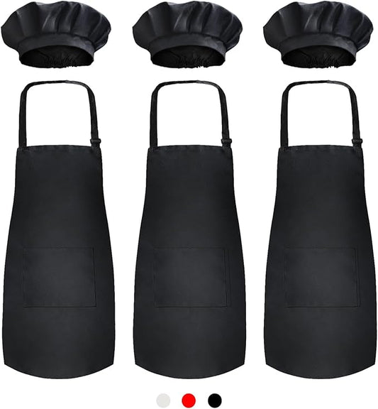 Novelty Place Kid's Apron with Chef Hat Set by NoveltyPlace