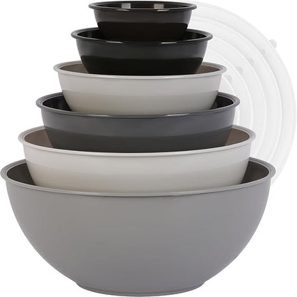 BoxedHome BPA Free Plastic Round Mixing Bowl by BoxedHomeProducts