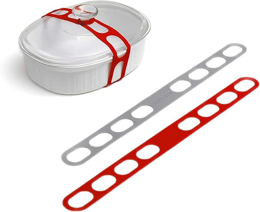 Lid Latch the reusable universal lid securing strap by Mella