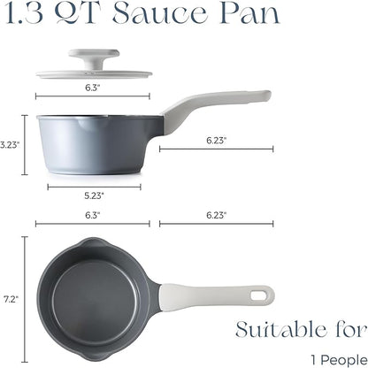 PRICUSIS Ceramic Nonstick Saucepan - Image 9