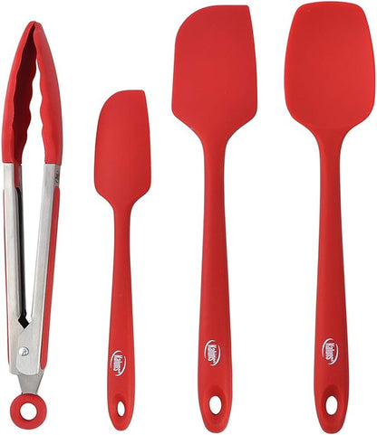 Kaluns Silicone Spatula Set 4 Pcs Rubber Spatulas Silicone Heat Resistant 600°F by Kaluns%C2%AE