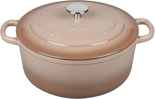 EDGING CASTING Enameled Cast Iron Dutch Oven Pot by EDGINGCOOKWARE