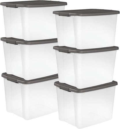 Sterilite 6-Pack ShelfTote, 50 Quart, and Office by Sterilite