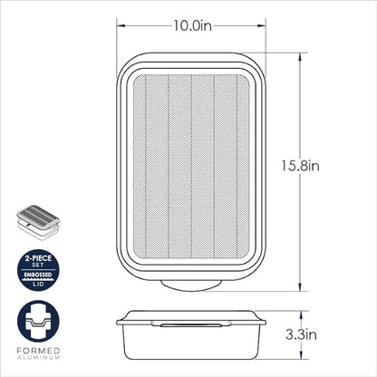 Nordic Ware 9x13 with Prism Metal Lid - Image 6
