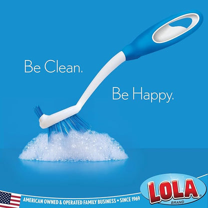 Dish Brush Scrubber for Kitchen, 2 Pack, by LOLA, Has Stiff Bristles & Food - Image 6