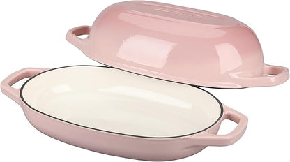 EDGING CASTING Enameled Cast Iron Oval Dutch Oven Pot - Image 5
