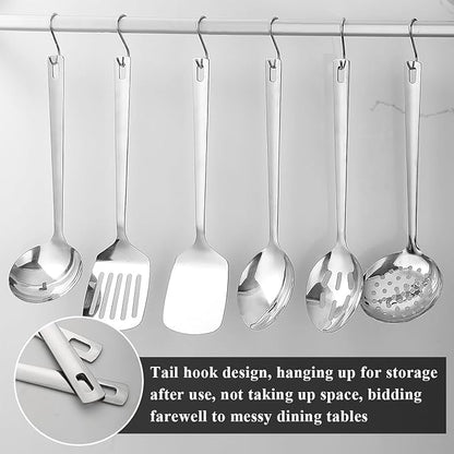 Evanda Kitchen Utensils Set 6pcs, Stainless Steel Cooking Utensils Set - Image 8