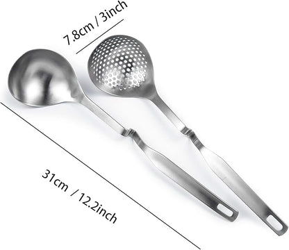 IMEEA Hot Pot Ladle Set Slotted Spoons - Image 6
