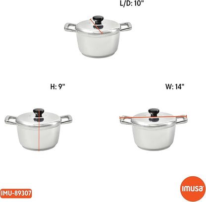 IMUSA 5.8qt H. Cajun Cast Aluminum Dutch Oven - Image 8