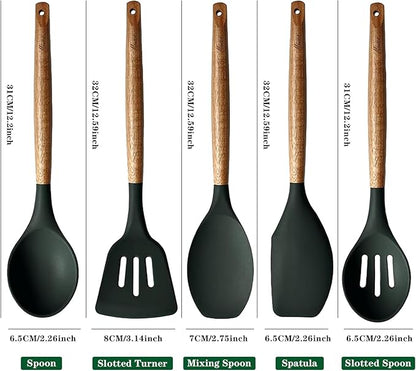 Non-Stick Silicone Cooking Utensils Set - Image 4