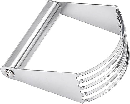 Dough Blender, 4.6 Inch x 4 Inch Stainless Steel Pastry Cutter - Image 3