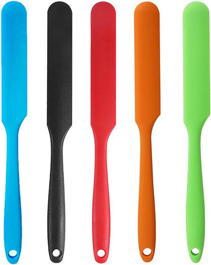 5 Pcs Silicone Jar Spatulas, Sourdough Spatula by GZLT