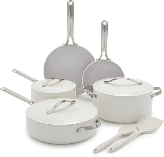 GreenPan Nova 10-Piece Cookware Pots & Pans Set, Oprah’s Favorite Things 2024 by GreenPan