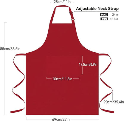 NLUS 2 Pack Kitchen Aprons - Image 3