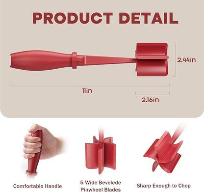 2 Pcs Meat Chopper, Upgrade Hamburger Grinder, Premium Heat Resistant Meat - Image 2